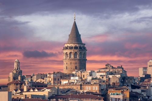 Галатская башня в Стамбуле.