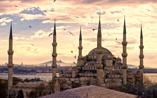 Голубая мечеть Стамбула.