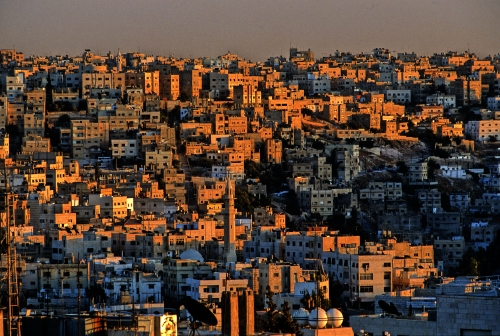 Амман - панорама старого города.