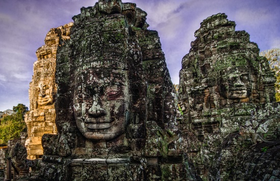 Ангкор Тхом - лица.