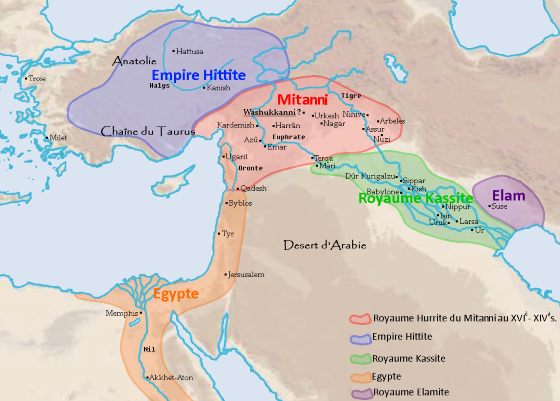 Митанни - древнее государство которое располагалось в Северной Месопотамии. 