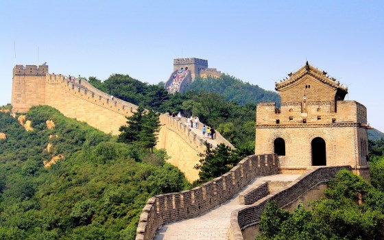Великая китайская стена - достопримечательности Китай фото и описание.