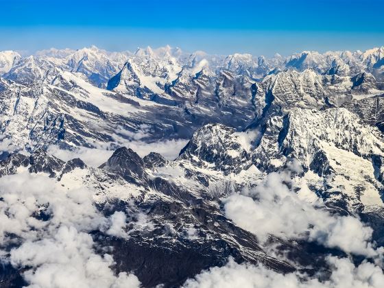 Гималаи фотография со стороны Индии.