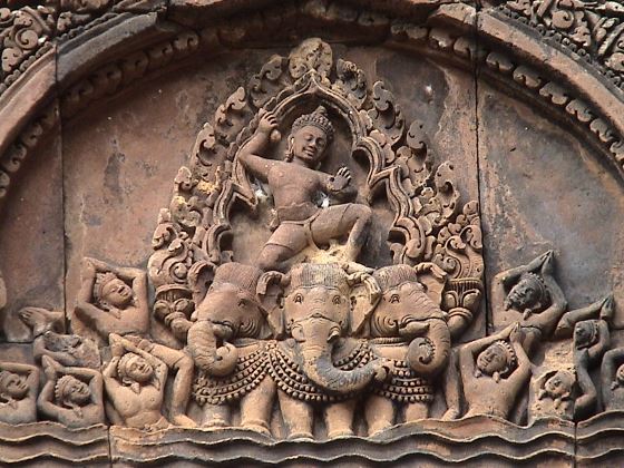 Бог Индра - как его изображали индуисты.