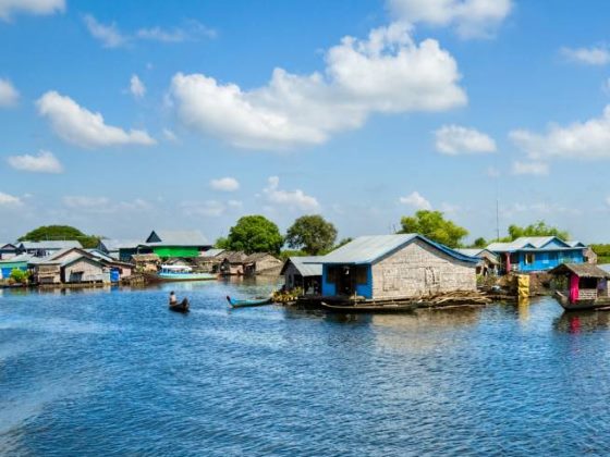 Достопримечательности Камбоджи - рассказ о вьетнамской деревни.