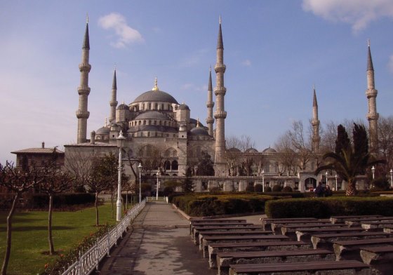 Голубая Мечеть вид с боку.