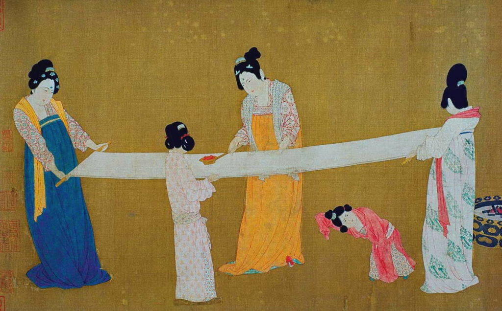 Изготовление шелка в Древнем Китае